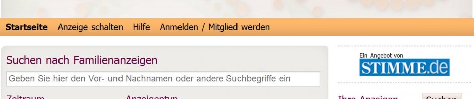 Stimme Freude